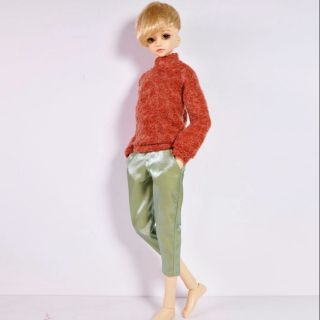 เสื้อกันหนาวสีแดง BJD MSD 1/4