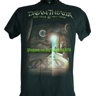 HOT SALINGเสื้อยืดผ้าฝ้ายเสื้อวง Dream Theater เสื้อยืดวงดนตรีร็อค เสื้อวินเทจ ดรีมเธียเตอร์ DTR1151 S-5XL