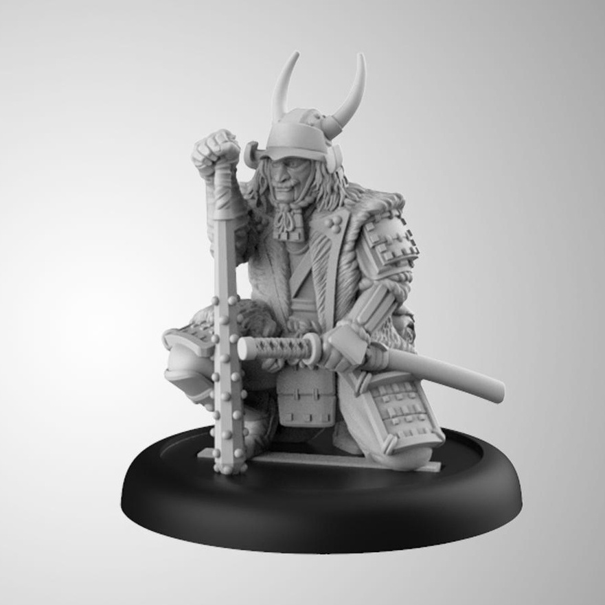 BUSHIDO Minimoto - Reo - Risen Sun Japan Jwar tetsubo samurai miniature ...