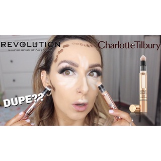 ภาพหน้าปกสินค้า✅พร้อมส่ง✅แท้ สุดฮิตจากTiktok Makeup Revolution Eye Bright  Concealer >>Dupe Charlotte contour wand(Light) ที่เกี่ยวข้อง