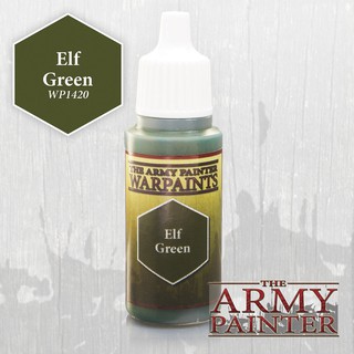 🔥มีของพร้อมส่ง🔥 Army Painter Elf Green AP-WP1420 สีทาโมเดล สีอะคริลิค สูตรน้ำ มีของพร้อมส่ง แถมฟรี Mixing ball 2 ลูก