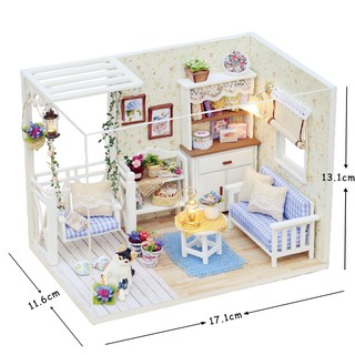 ภาพขนาดย่อของภาพหน้าปกสินค้าCutebee โมเดลบ้านตุ๊กตา 3 มิติ DIY ขนาดเล็ก จากร้าน cutebee.th บน Shopee ภาพที่ 1