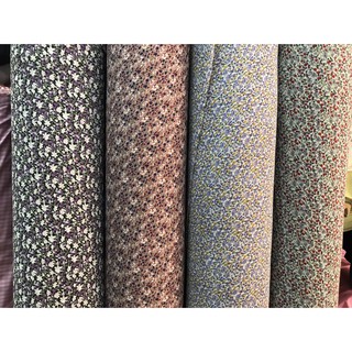 Set P ผ้าชีฟองเนื้อทราย ลายดอก หน้า 60"