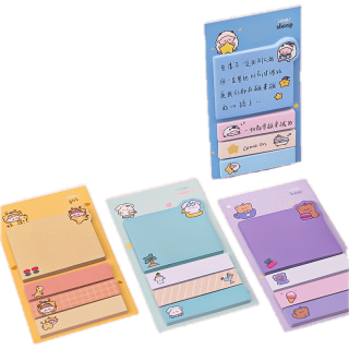 โปรโมชั่น : ขายดี กระดาษโน๊ต 2 IN 1 สีสวยน่ารัก กระดาษโน้ต post note เครื่องเขียน จดบันทึก โน๊ต สมุดโน้ต หนังสือเรียน