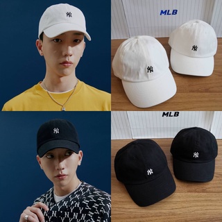 หมวก MLB Cap ของแท้ 100% ป้ายเกาหลี 🇰🇷 หมวก NY รุ่น Nano Logo Ball Cap [พร้อมส่ง]