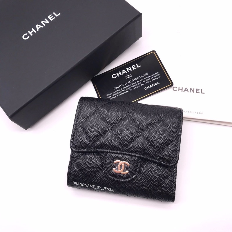 New Chanel tri fold wallet (holo31)