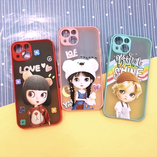 พร้อมส่ง  i  เคสTPU ขอบสีหลังขุ่น กันเลนส์กล้อง เคสกันกล้อง ลายการ์ตูน เคสเด็ก เคสแฟชั่น เคสมือถือ