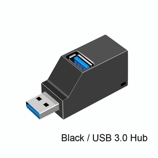 ฮับ USB 3.0 2.0 ขนาดเล็ก 3 พอร์ต ความเร็วสูง ​​อะแดปเตอร์ฮับ Usb แบบพกพา สําหรับคอมพิวเตอร์ แล็ปท็อป PC