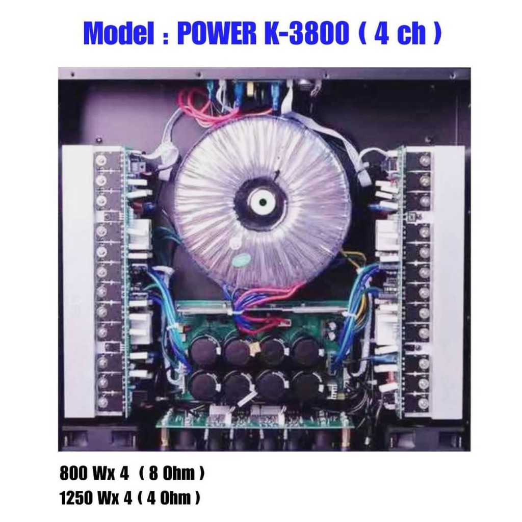 เพาเวอร์แอมป์4-ch-power-800-w-r-ms-x-4เครื่องขยายเสียง3200-w-8-ohm-รุ่นa-one-k-3800