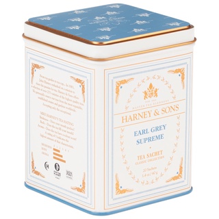 Harney&amp;Sons Earl Grey Supreme สุดยอดชาเอิร์ลเกรย์ จากยอดอ่อนใบชาขาวเข็มเงินหายาก