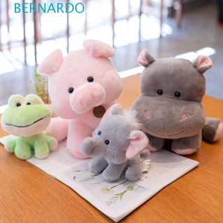 Bernardo ตุ๊กตาหมีแรคคูน นกฮูก ขนาดเล็ก 10 แบบ|หมอนตุ๊กตานุ่ม รูปการ์ตูนกบ ช้าง ฮิปโป สําหรับตกแต่งบ้าน