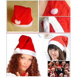 ภาพหน้าปกสินค้าหมวกซานตาคลอส​#หมวกซานต้า​ ขายถูกมาก!!!  ผู้ใหญ่ใส่ได้ ซึ่งคุณอาจชอบราคาและรีวิวของสินค้านี้