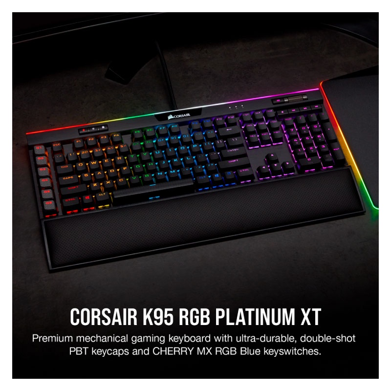 corsair-k95-rgb-platinum-xt-mechanical-gaming-keyboard-คีย์บอร์ดเกมมิ่ง-black