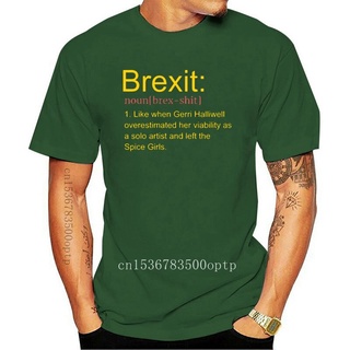 เสื้อยืดผ้าฝ้ายพิมพ์ลายขายดี เสื้อยืด พิมพ์ลายการ์ตูนตลก Brexit Remain Eu No Deal ต่อต้านริ้วรอย สีขาว สําหรับผู้ชาย