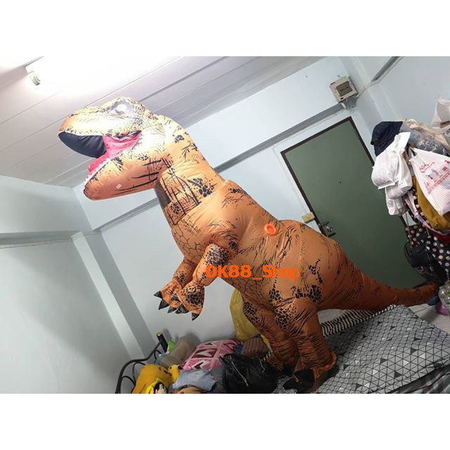 ภาพหน้าปกสินค้าไดโนเสาร์ T-rex สวมทั้งตัว จากร้าน ok88_shop บน Shopee