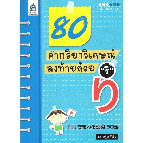 dktoday-หนังสือ-80-คำกริยาวิเศษณ์ลงท้ายด้วย-ริ-สภาพเก่าลดราคาพิเศษ