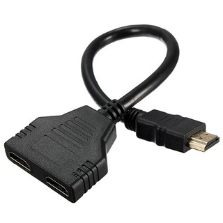 อะแดปเตอร์เชื่อมต่อสายเคเบิ้ล Hdmi ตัวผู้ เป็น 2 Hdmi ตัวเมีย 1 In 2