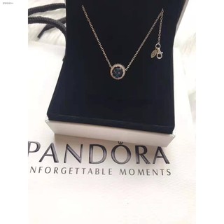 ๑๐๐ของแท้ Pandora/แพนดอร่า 925 สร้อยคอบูติกแฟชั่น, ที่ต้องการของขวัญ