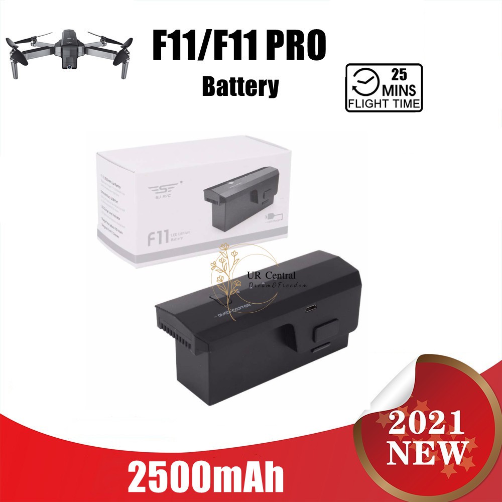 ภาพหน้าปกสินค้าแบตเตอรี่ โดรน SJRC F11/F11 PRO F11S Drone Battery 2500mAh 7.6V Flight time 25Min