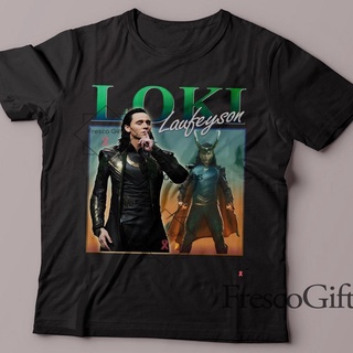 เสื้อยืดผ้าฝ้ายพิมพ์ลายคลาสสิก ใหม่ Loki Laufeyson เสื้อยืดแขนสั้น พิมพ์ลาย Tom Hiddleston 3D สไตล์วินเทจ แฟชั่น สําหรับ