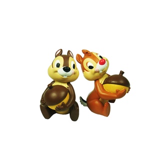 MFW Chip & Dale with Acorns Disney Mini Figure World Collectible โมเดล ของเล่น ฟิกเกอร์ ดิสนีย์ ตุ๊กตา การ์ตูน