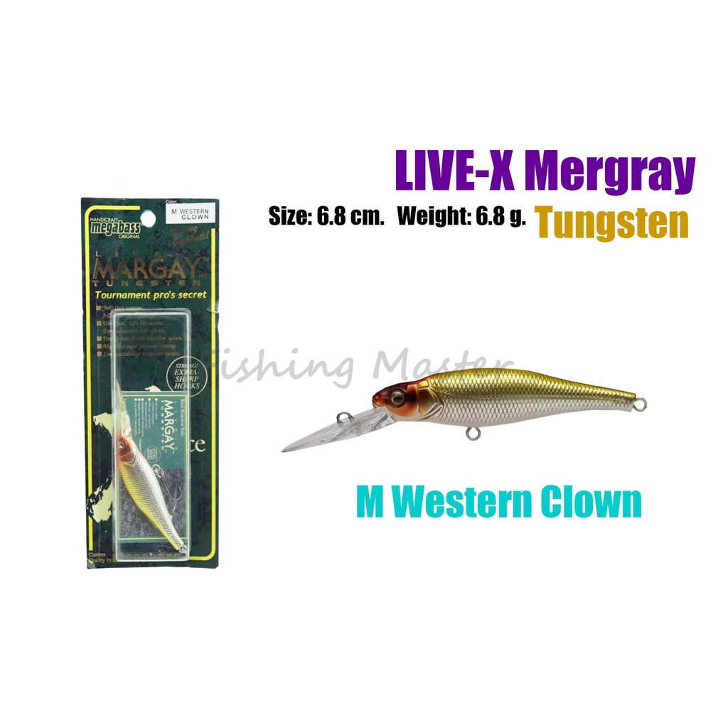 megabass-live-x-margay-เหยื่อปลอม-เหยี่อตกปลา-เหยื่อ-อุปกรณ์ตกปลา-ขนาด-6-8-cm