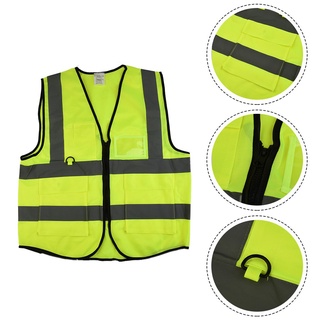 Fsfo.mx_hi Vis Viz เสื้อแจ็กเก็ตสะท้อนแสง สีเหลืองส้ม