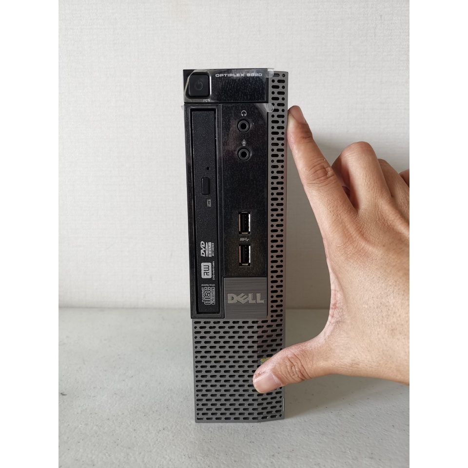 ภาพหน้าปกสินค้าคอมพิวเตอร์มือสอง Mini PC Dell Optiplex 9020 usff CPU Core i3 gen 4 แรม 4 GB ฮาร์ดดิสก์ SSD 120 GB