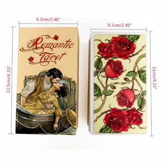 ภาพขนาดย่อของภาพหน้าปกสินค้าFol การ์ดเกมส์ Romantic Tarot 78 Card Deck ของเล่นสําหรับงานปาร์ตี้ จากร้าน followyoua.th บน Shopee