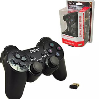 ภาพหน้าปกสินค้า💥💥พร้อมส่ง💥💥 OKER W76 Gaming Joy Controller Wireless จอยเกมมิ่งไร้สาย สำหรับ PC/PS3 🚩🚩รับประกันศูนย์ 1 ปี 🚩🚩 ที่เกี่ยวข้อง