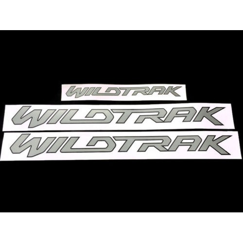 สติ๊กเกอร์-wildtrak-ติดรถ-ford-ranger-2016-2020-กระบะท้าย-ปิกอัพ-4ประตู-สีดำ-สีเทา-sticker-decal-truck-black-gray