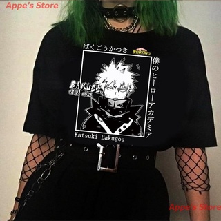 Appes Store 2021 เสื้อยืดคอสเพลย์ Boku No Hero Academia Katsuki Bakugou My Hero สําหรับผู้ชาย เสื้อยืดพิมพ์ลาย