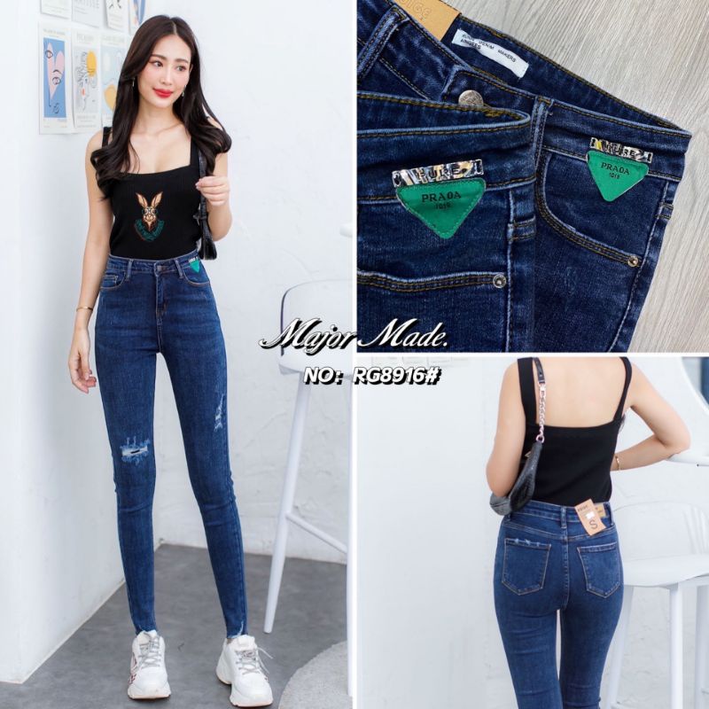 rg8916-มีs-xl-ยีนส์ยืด-สกินนี่ยีนส์