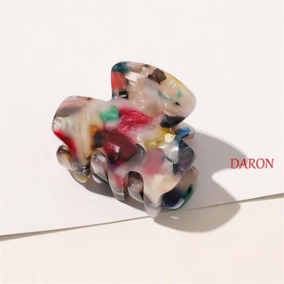 Daron กิ๊บติดผม ลายหินอ่อน ขนาดเล็ก แบบเรียบง่าย