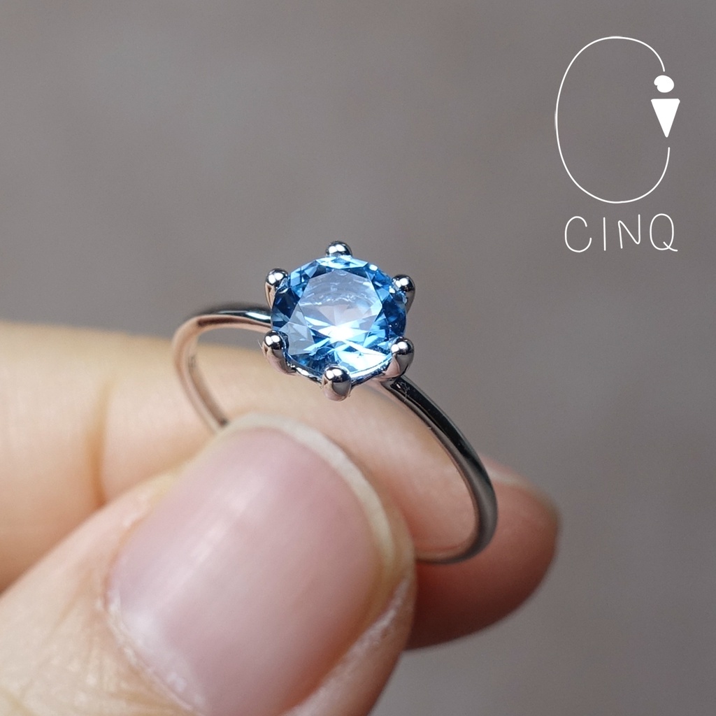 แหวนทองคำขาว-18k-ฝังพลอย-swiss-blue-topaz-อ่านก่อนสั่งนะคะ