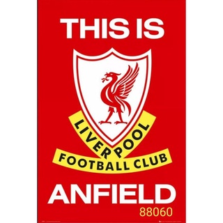 สินค้า โปสเตอร์ หงส์แดง ลิเวอร์พูล Liverpool  โปสเตอร์วินเทจ