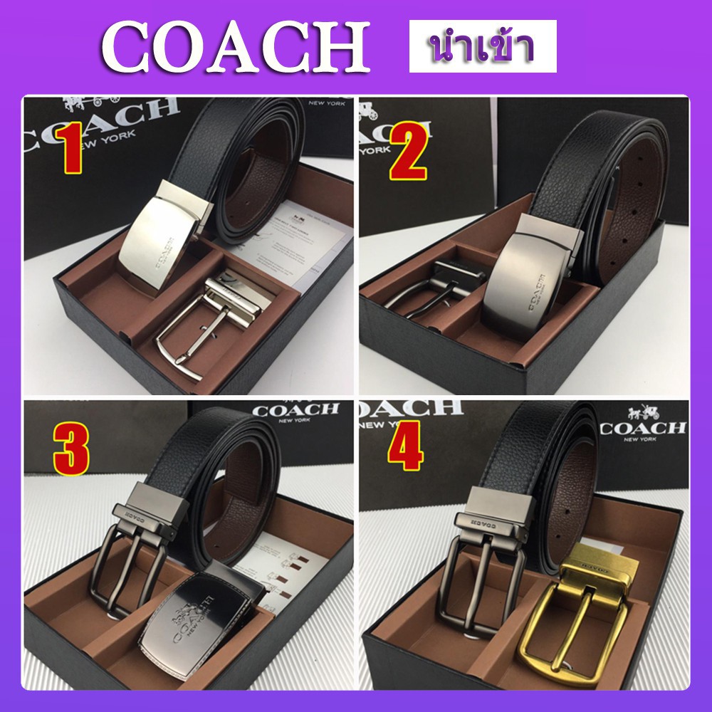 coach-f55434-เข็มขัดหนัง-ผู้ชายเข็มขัดหนัง