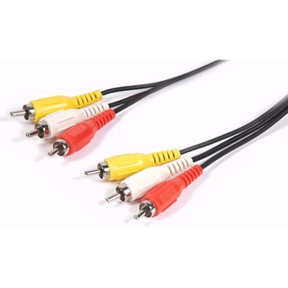 ราคาและรีวิวสายต่อเครื่องเล่นซีดีเข้าทีวี RCAx3 สาย RCA 3ออก3