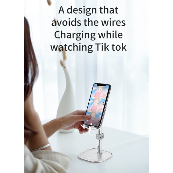 cherry-baseus-metal-mobile-phone-stand-holder-ขาตั้งมือถือแบบตั้งโต๊ะ