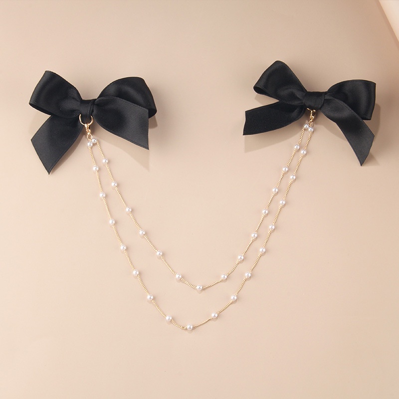 double-bow-pearl-hair-clip-simple-design-sense-pair-clip-temperament-girl-heart-duck-bill-hair-accessories-female-for-gi