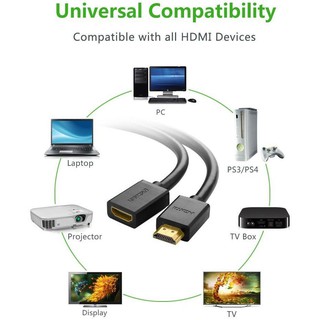 ภาพขนาดย่อของภาพหน้าปกสินค้าUGREEN สายเพิ่มความยาว HDMI Extension Male to Female รองรับ 4K สายยาว 0.5-2m รุ่น HD107 จากร้าน gadgetvilla บน Shopee