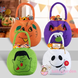 Babygarden- ถุงขนม ลายการ์ตูนฮาโลวีน พร้อมที่จับ สําหรับเด็กผู้ชาย และเด็กผู้หญิง