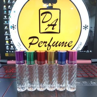 ขวดลูกกลิ้งเกลียวฝาสี 10 ml./ใบละ 15 บาท