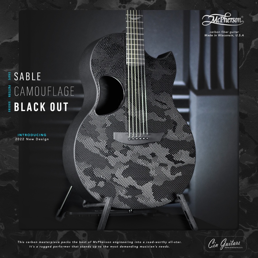 mcpherson-sable-camo-black-out-edition-กีตาร์โปร่งคาร์บอนไฟเบอร์-made-in-the-u-s-a