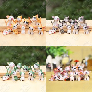 [พร้อมส่ง] โมเดลน้องแมวสุดน่ารักแบบ SET