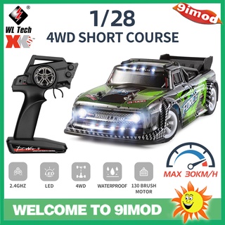 Wltoys 284131 โมเดลรถบังคับ 1/28 2.4G 4WD ความเร็วสูง 30 กม. พร้อมไฟ K989 ของเล่นสําหรับเด็ก