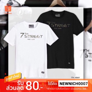 【hot tshirts】7th Street (ของแท้) เสื้อยืด รุ่น MSV2022