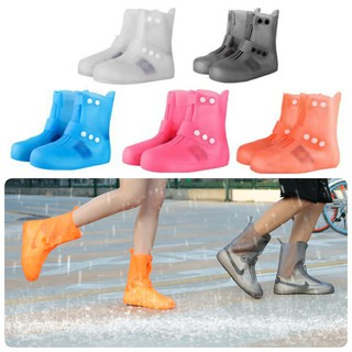 สินค้า รองเท้ากันฝน รองเท้าบูทกันฝน ที่กันรองเท้าเปื้อน กันรองเท้าเปียก ลุยน้ำท่วม มีให้เลือกหลายสี