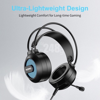 ภาพขนาดย่อของภาพหน้าปกสินค้าNUBWO รุ่น N100 Stereo Headset for Gaming หูฟังเกมมิ่ง แบบครอบหัว มีไมโครโฟน ระบบสเตริโอ มีไฟรอบ Gaming Headset Earphone จากร้าน misskiroi บน Shopee ภาพที่ 3