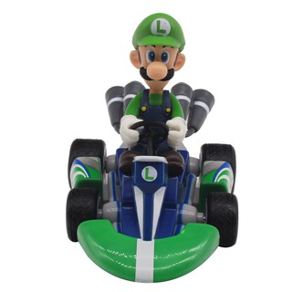 1 ตัว ถอยหลัง วิ่งได้ mario gokart มาริโอ้ ลุยจิ รถแข่ง model 13cm figure racing car